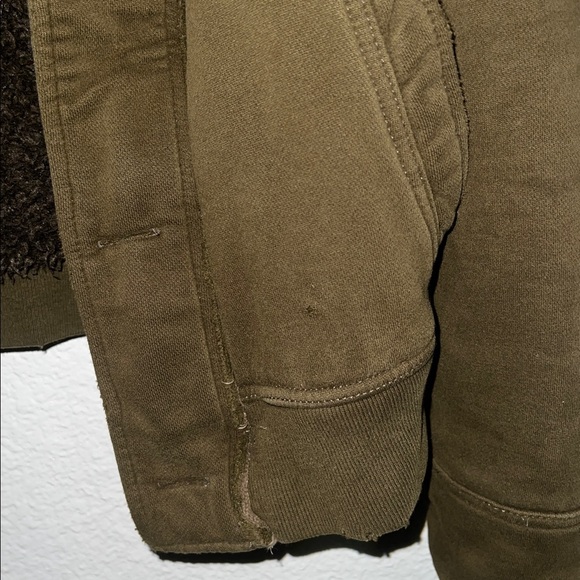 HCO Cabrillo Faux Fur Hoodie Jacket Mens Heavy Fall Winter Coat Y2K Medium - Picture 11 of 11